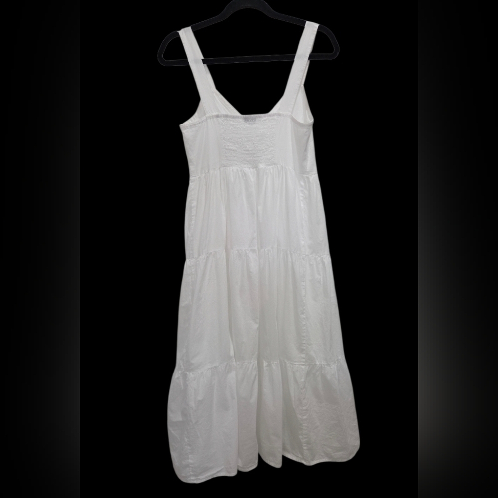 Rails Violet Tiered Cotton Voile Midi Dress In White, Nwot, XS - Picture 3 of 6